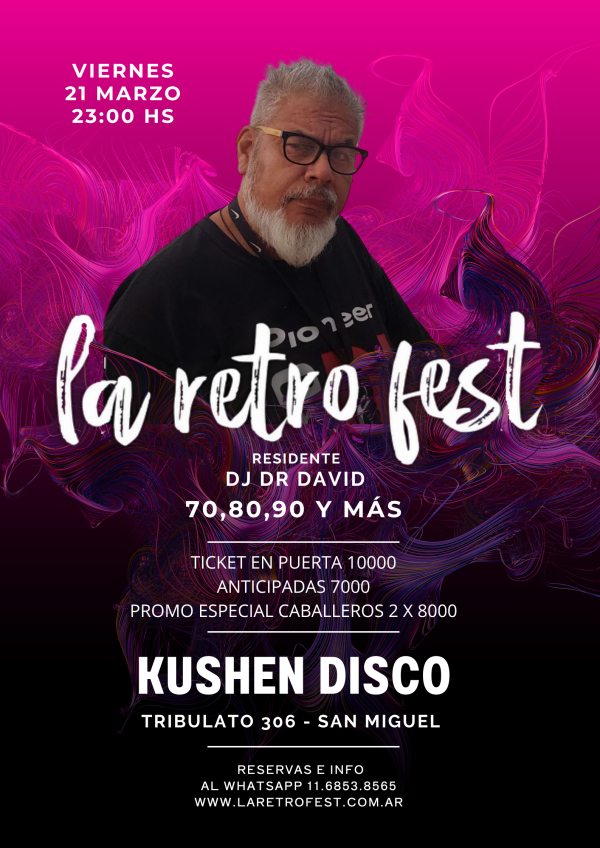 Pink Black Glow in the Dark Club Party Poster